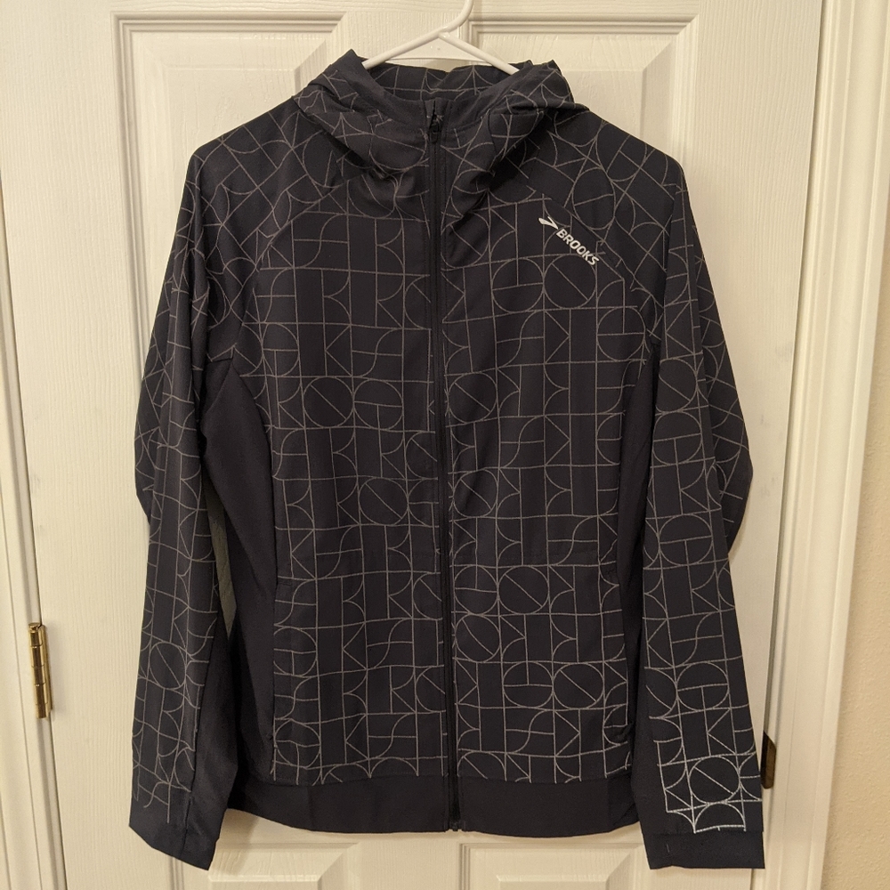 Brooks Running High visibility running rain jacket